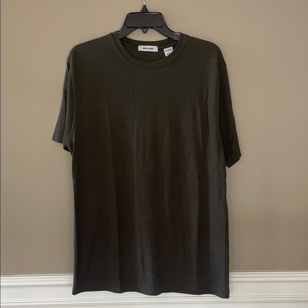 Pierre Cardin Dark Olive Short Sleeve Tee